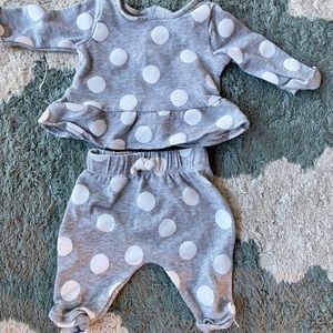 Baby girl matching set